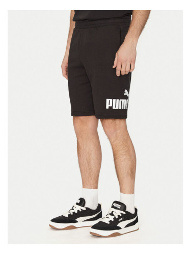 Puma Спортни шорти Ess 682596 Черен Regular Fit