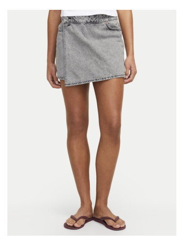 JJXX Пола-шорти Greta 12269114 Сив Loose Fit