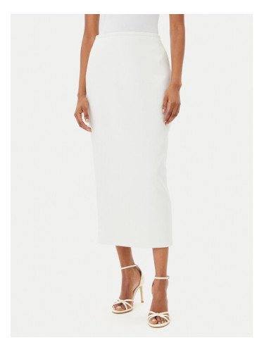 French Connection Миди пола 73YAB Бял Regular Fit