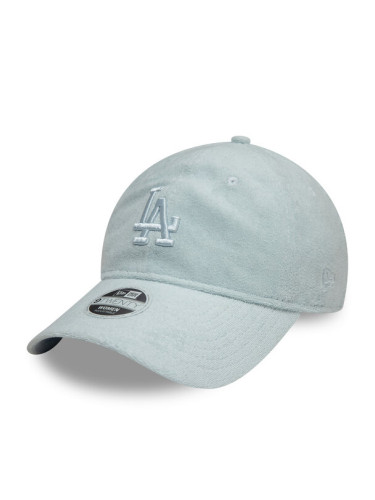 New Era Шапка с козирка Los Angeles Dodgers Towelling 9Twenty 60595346 Светлосиньо
