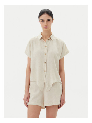 Vero Moda Риза Thea 10333794 Бежов Loose Fit