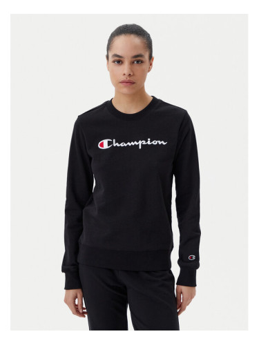 Champion Суитшърт 117752 Черен Regular Fit