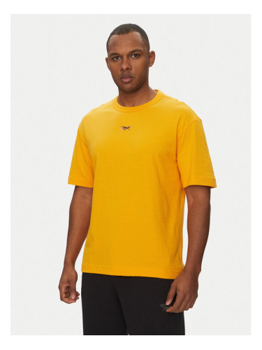 Reebok Тишърт 100214894 Оранжев Regular Fit