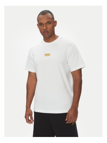 Versace Jeans Couture Тишърт 78GAHT08 Бял Regular Fit