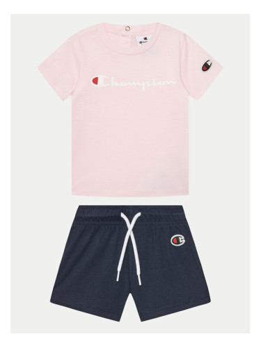 Champion Комплект тишърт и панталонки 307055 Цветен Regular Fit