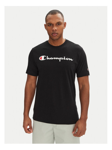 Champion Тишърт 220256 Черен Standard Fit