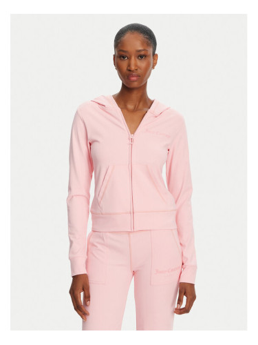 Juicy Couture Суитшърт Active JCSAS125401 Розов Slim Fit