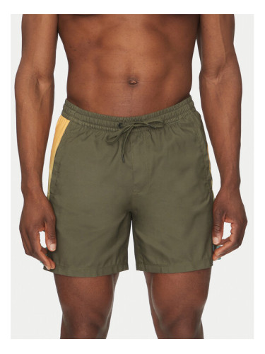 Quiksilver Шорти от плат EQYJV04136 Зелен Regular Fit