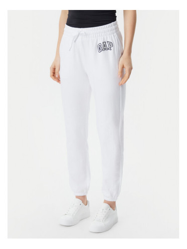 Gap Долнище анцуг 889527-02 Бял Relaxed Fit