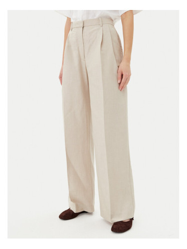 Tommy Hilfiger Текстилни панталони WW0WW45460 Бежов Relaxed Fit