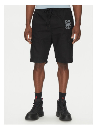 HUGO Спортни шорти Garlio 50542795 Черен Regular Fit