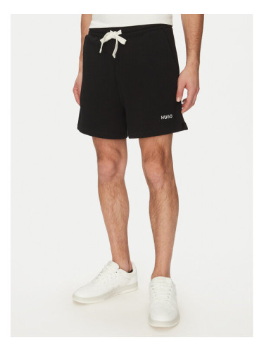 HUGO Спортни шорти Dulasho 50534677 Черен Relaxed Fit
