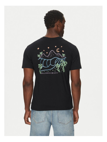 Billabong Тишърт EBYZT00296cz Черен Regular Fit