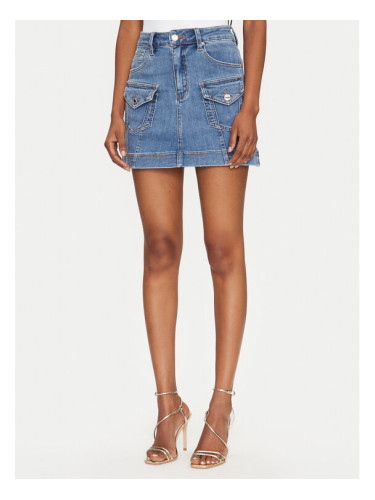 MET Дънкова пола M10 182GN Син Regular Fit