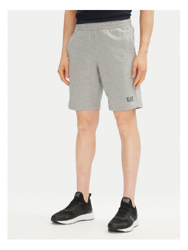 EA7 Emporio Armani Спортни шорти 8NPS65 PJVRZ 3905 Сив