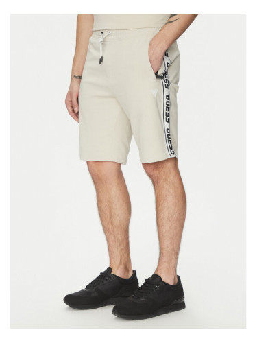 Guess Спортни шорти Z2YD02 K6ZS1 Екрю Regular Fit