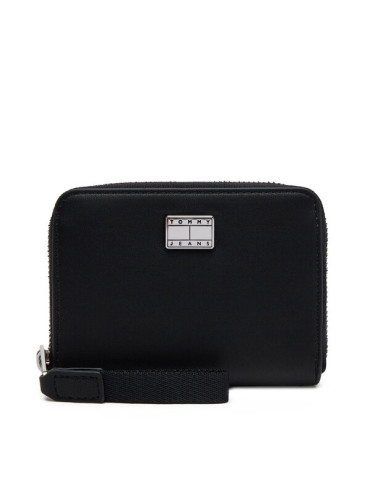 Tommy Jeans Портфейл Tjw American Cool Med Za AW0AW17298 Черен