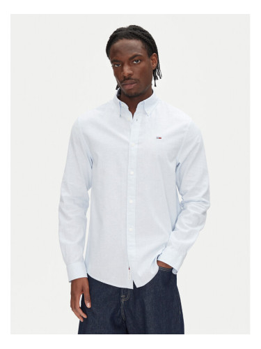 Tommy Jeans Риза DM0DM20875 Светлосиньо Regular Fit