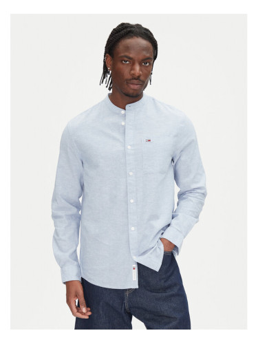 Tommy Jeans Риза DM0DM20876 Син Regular Fit