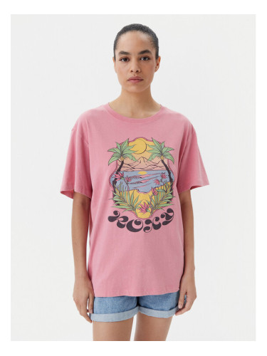Roxy Тишърт ERJZT05905 Розов Oversize