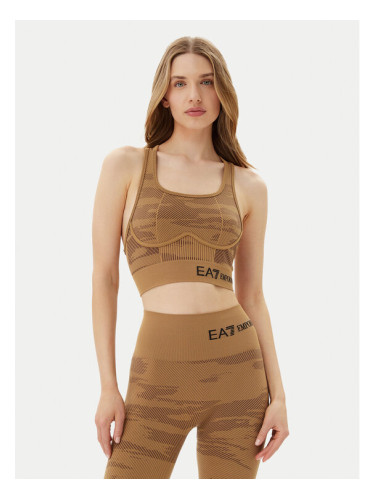 EA7 Emporio Armani Спортен сутиен 7W000517 AF13714 U6054 Кафяв