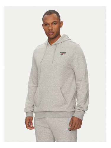 Reebok Суитшърт 100221785 Сив Regular Fit