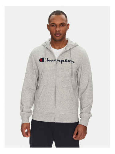 Champion Суитшърт 220728 Сив Slim Fit
