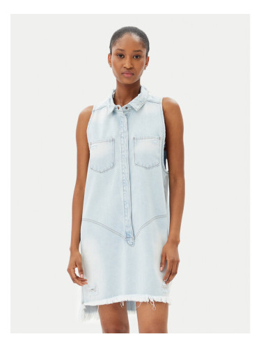 One Teaspoon Дънкова рокля Braxton 25354 Светлосиньо Regular Fit