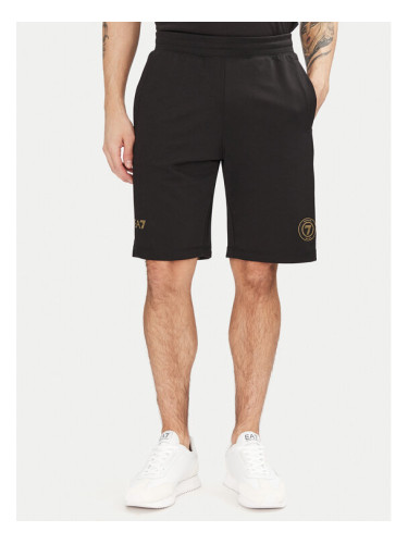 EA7 Emporio Armani Спортни шорти 7M000260 AF13526 UC001 Черен Regular Fit