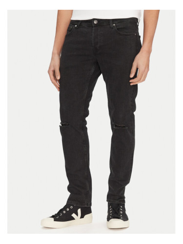 Jack & Jones Дънки Glenn 12269586 Черен Slim Fit