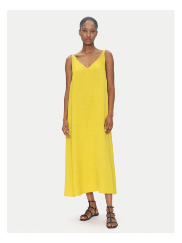 ViCOLO Лятна рокля TD0758 Жълт Regular Fit