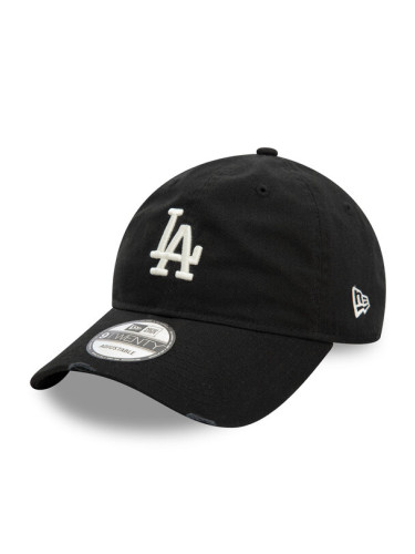 New Era Шапка с козирка LA Dodgers Distressed 9TWENTY 60595229 Черен