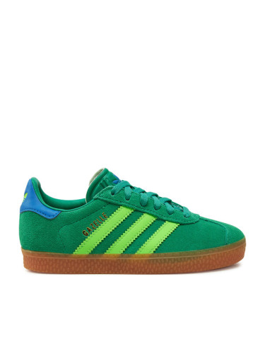 adidas Сникърси Gazelle Shoes Kids JP7132 Зелен