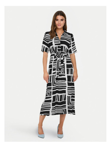 JDY Рокля тип риза Star 15320702 Тъмносин Regular Fit