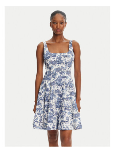 STAUD Лятна рокля Wells 148-7502 Син Regular Fit