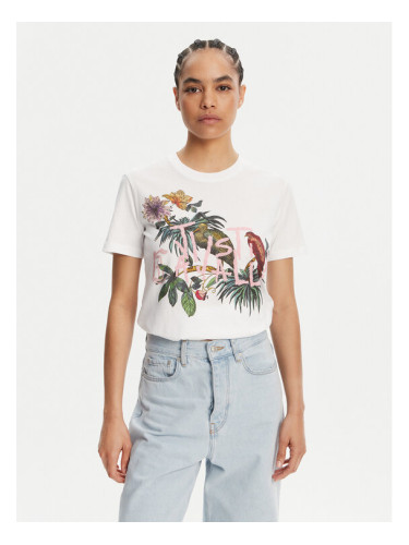 Just Cavalli Тишърт 78PAHA01 Бял Regular Fit