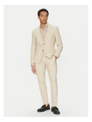 HUGO Костюм Arti/Hesten232X 50540341 Бежов Extra Slim Fit