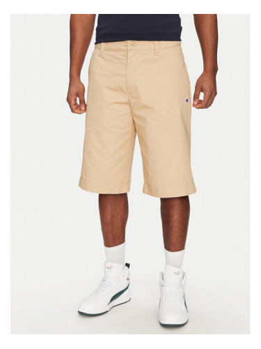 Champion Спортни шорти 220765 Бежов Standard Fit