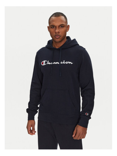 Champion Суитшърт 220726 Тъмносин Slim Fit
