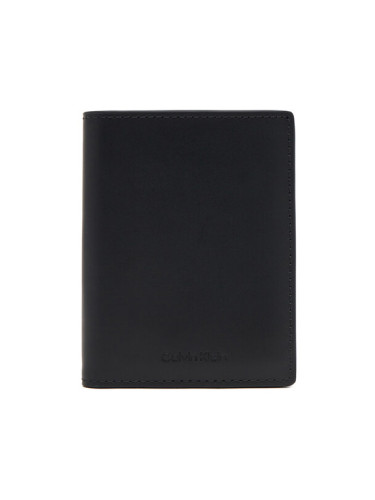 Calvin Klein Портфейл Ck Premium Bifold 7Cc W/Coin K50K512854 Черен