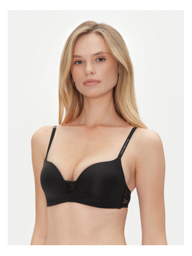 Tommy Hilfiger Сутиен push-up UW0UW02405 Черен