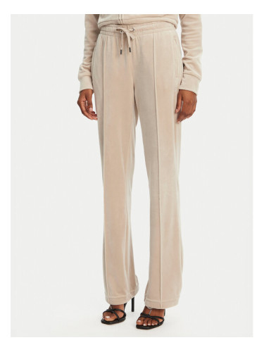 Juicy Couture Долнище анцуг Tina JCAPW045 Бежов Regular Fit