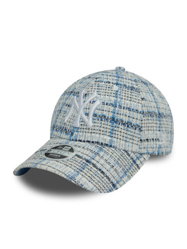 New Era Шапка с козирка New York Yankees Tweed 9Forty 60595381 Син