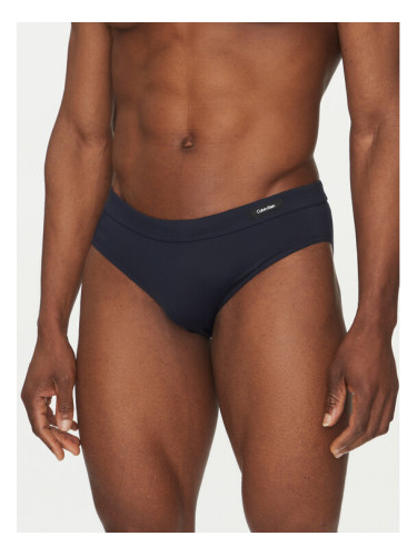 Calvin Klein Swimwear Бански KM0KM01113 Тъмносин