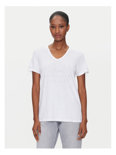 Olsen Тишърт 11105057 Бял Regular Fit