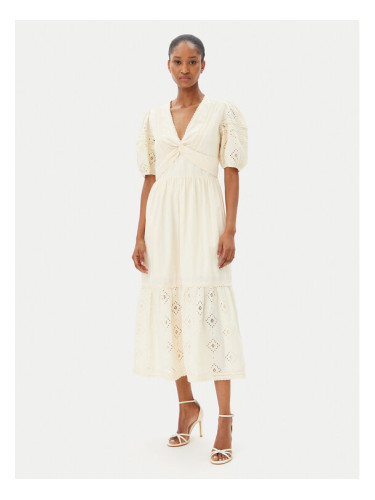 French Connection Лятна рокля 71YFX 70 Бежов Regular Fit