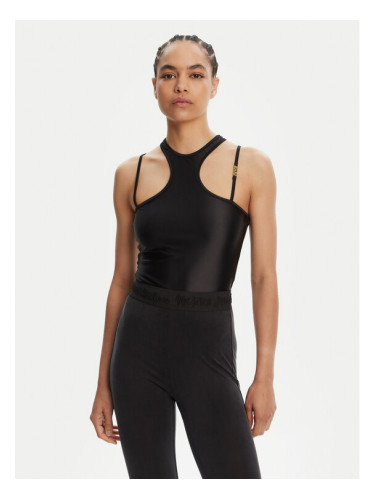 Versace Jeans Couture Боди 78HAM210 Черен Slim Fit