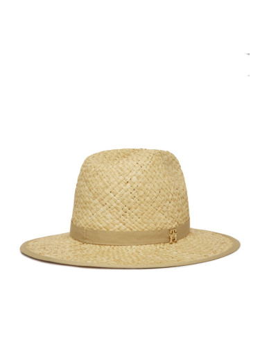 Tommy Hilfiger Капела Premium Beach Fedora AW0AW17135 Бежов