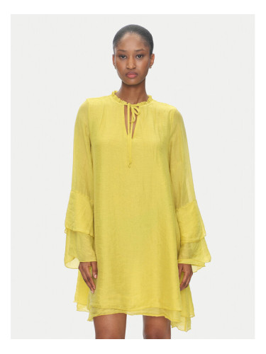 ViCOLO Лятна рокля TD0753 Жълт Regular Fit