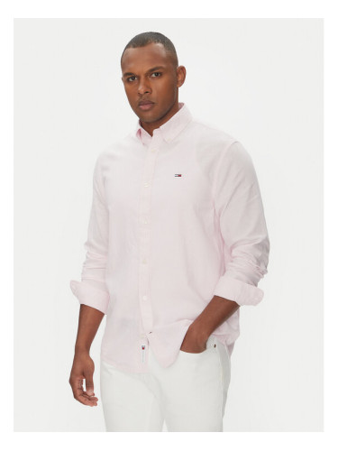 Tommy Jeans Риза DM0DM20875 Розов Regular Fit